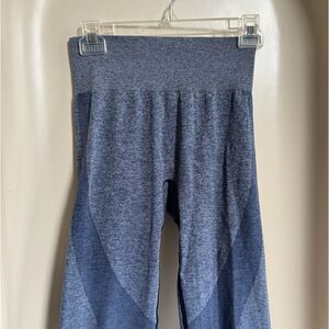 Victorias Secret PINK Seamless Legging Original Contour Blue Ombre Size Small